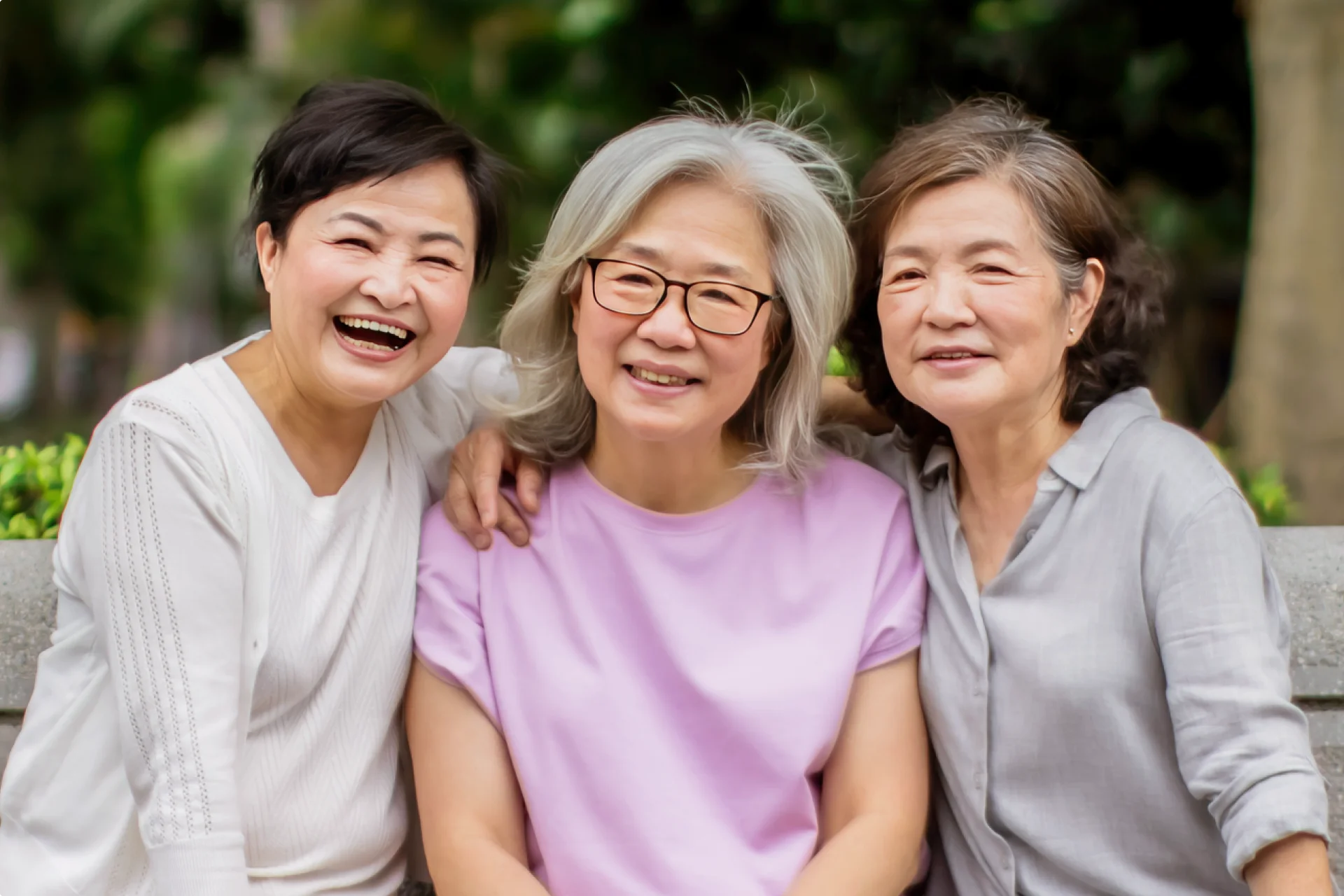 Residents celebrating together