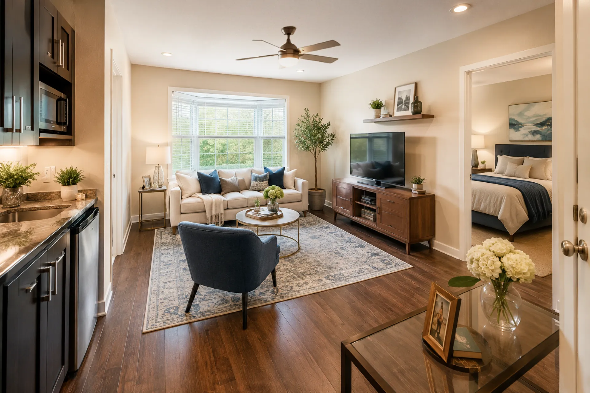 One-bedroom suite interior